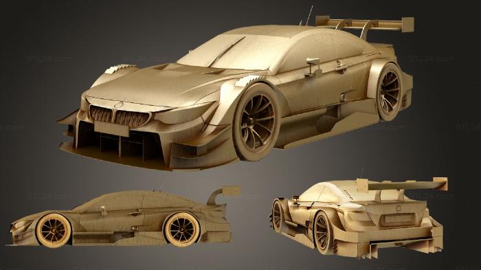 Vehicles (BMWM4DTM DaCosta, CARS_0852) 3D models for cnc